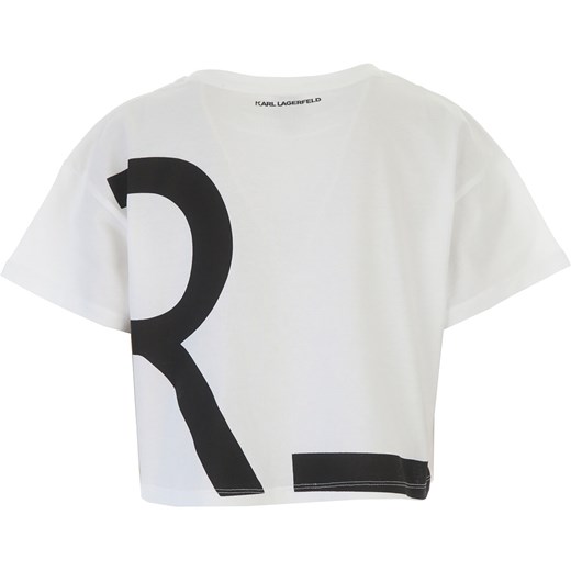 Karl Lagerfeld Koszulka Dziecięca dla Chłopców, biały, Bawełna, 2021, 10Y 12Y 14Y 16Y 2Y 4Y 6Y 8Y Karl Lagerfeld 16Y RAFFAELLO NETWORK