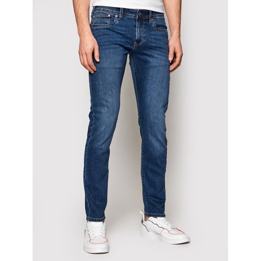 Pepe Jeans Jeansy Hatch PM200823 Granatowy Slim Fit Pepe Jeans 34_34 MODIVO