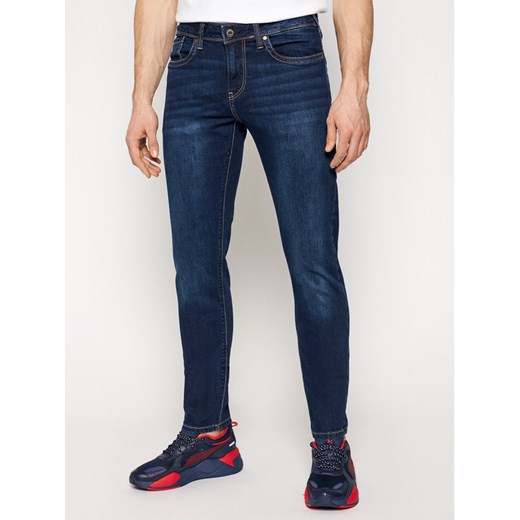 Pepe Jeans Jeansy Hatch PM200823 Granatowy Slim Fit Pepe Jeans 36_32 MODIVO