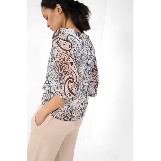 Bluzka damska ORSAY z okrągłym dekoltem z długim rękawem casual z tkaniny 