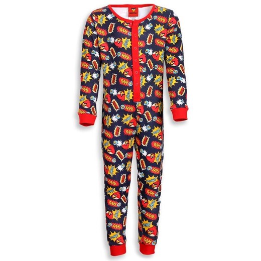 Angry Birds, Piżamo-pajac chłopięcy, rozmiar 146/152 - Wyprzedaż - ubrania i buty nawet do -50% taniej! smyk-com brazowy do salonu