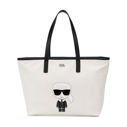 Shopper bag Karl Lagerfeld mieszcząca a8 bez dodatków 