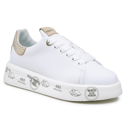 Sneakersy PREMIATA - Belle 4540 White/Beige Premiata 40 eobuwie.pl