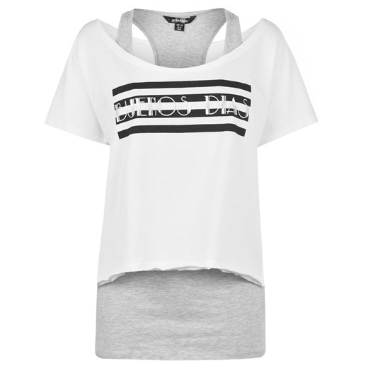 Golddigga Double Layer T Shirt Ladies Golddigga XS Factcool