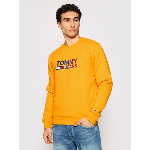 Tommy Jeans Bluza Tjm Ombre Logo DM0DM10202 Żółty Regular Fit Tommy Jeans M MODIVO