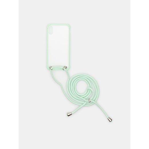 Sinsay - Etui Iphone X/XS - Turkusowy Sinsay Jeden rozmiar Sinsay