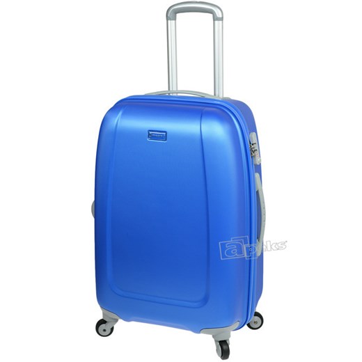 ABS01 średnia walizka - niebieski apeks-pl niebieski duży