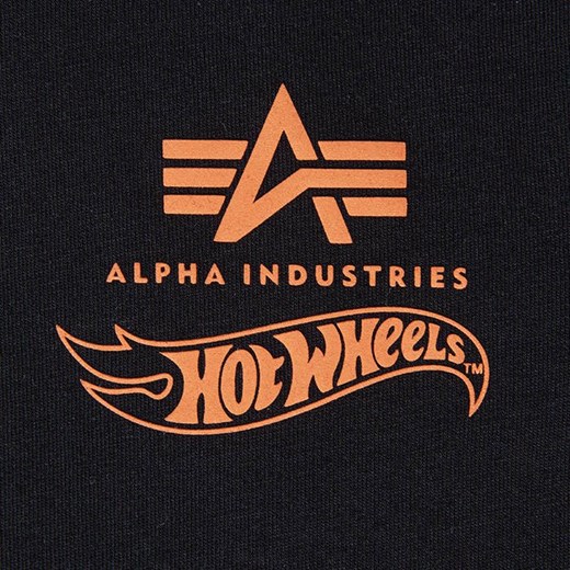 T-shirt chłopięce Alpha Industries z napisem z krótkim rękawem 