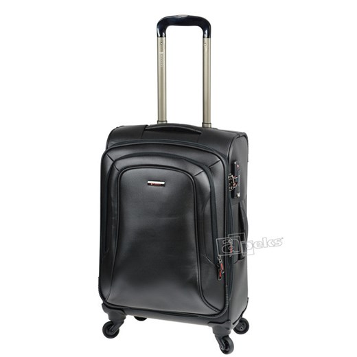 Toscana walizka kabinowa - czarny apeks-pl bialy kolekcja