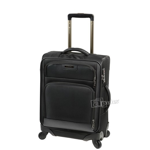 Business walizka kabinowa - laptop 15,6" apeks-pl czarny elegancki
