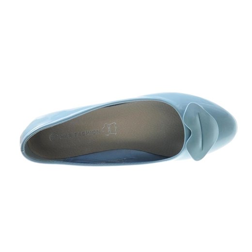 Niebieskie balerinki z ustami /B4-2 8250 S099/ Pantofelek24 36 okazja pantofelek24.pl