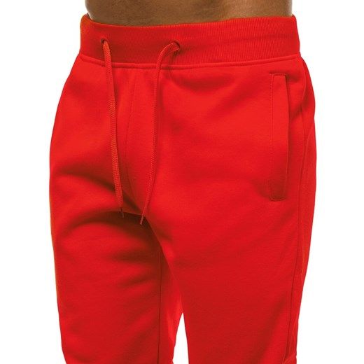 Spodnie męskie czerwone 