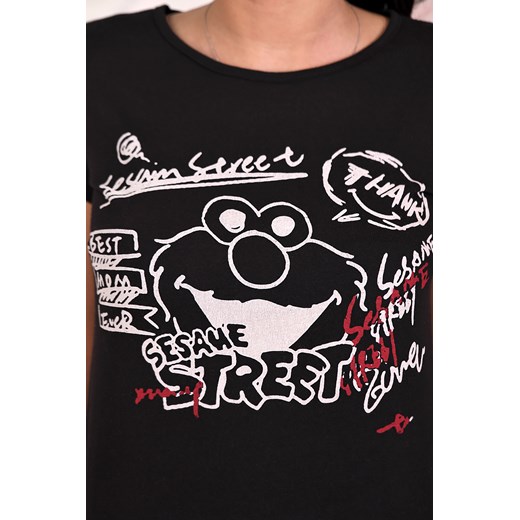 T-shirt damski HERTANA BLACK XL okazja Ivet Shop