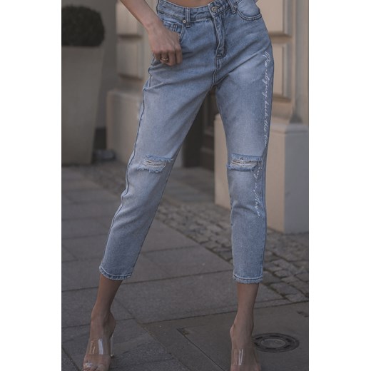 Popatu Spodnie jeansowe Mom Fit Freya Popatu XS promocyjna cena POPATU
