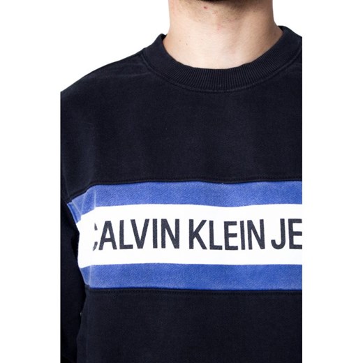 Calvin Klein Jeans Bluza Mężczyzna - WH7-Instit_Front_Stripe_CN_9 - Czarny XS Italian Collection