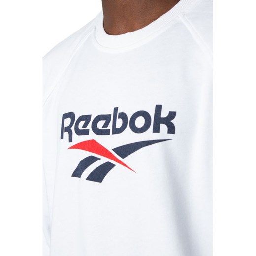 Reebok Bluza Mężczyzna - WH7-Cl_V_Unisex_Crew_Garzata_8 - Biały Reebok M Italian Collection