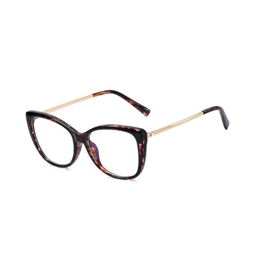 Okulary kocie do komputera damskie z filtrem BLUE Light zerówki 2564-1 Stylion Stylion