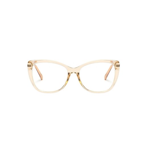 Okulary kocie do komputera damskie z filtrem BLUE Light zerówki 2564-4 ze sklepu Stylion w kategorii Okulary korekcyjne damskie - zdjęcie 111016086