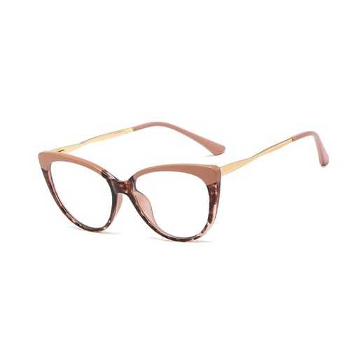 Okulary kocie do komputera damskie z filtrem BLUE Light zerówki 2581-2 Stylion Stylion