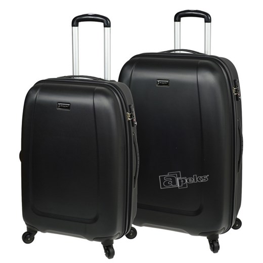 ABS01 zestaw walizek TSA M,L - czarny apeks-pl czarny ciekawe