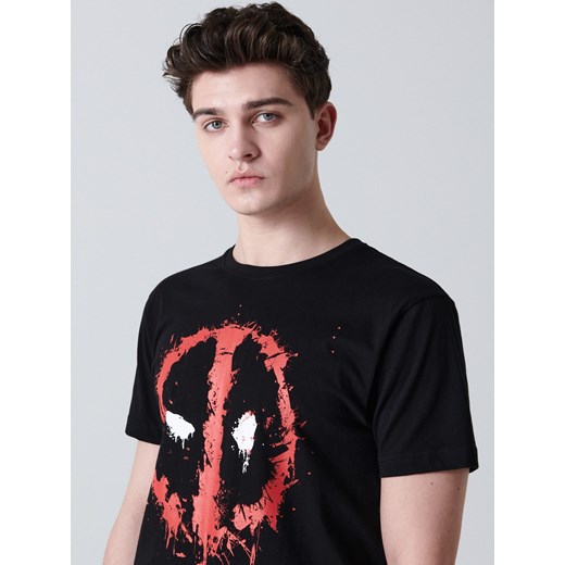Cropp - Koszulka Deadpool - Czarny Cropp M okazyjna cena Cropp