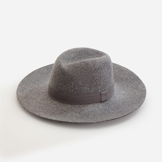 Reserved - Wełniany kapelusz - Szary Reserved S okazja Reserved