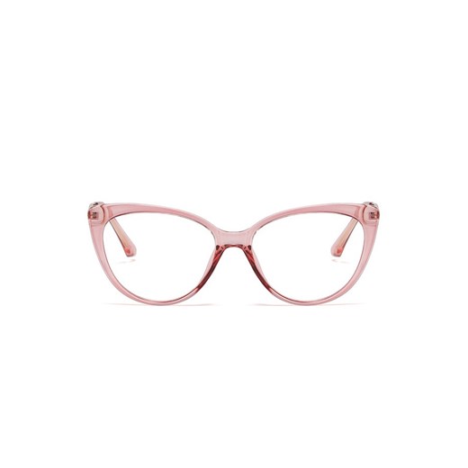 Okulary kocie do komputera damskie z filtrem BLUE Light zerówki 2581-4 ze sklepu Stylion w kategorii Oprawki do okularów damskie - zdjęcie 111129317