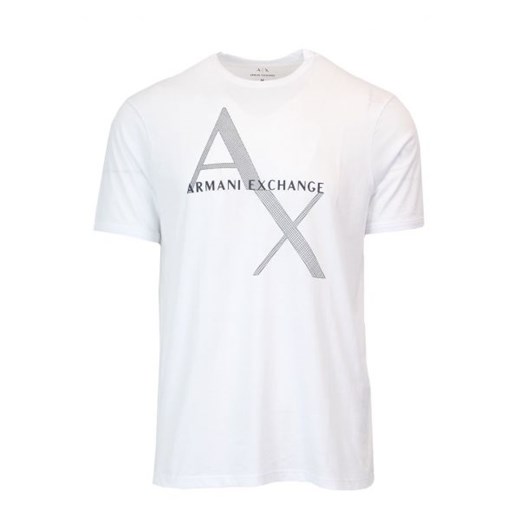 Armani Exchange T-shirt Mężczyzna - WH7-T-SHIRT_JERSEY_8 - Biały Armani Exchange XS Italian Collection