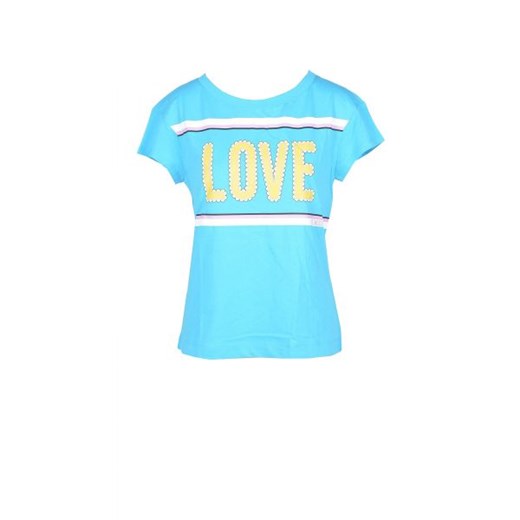 love moschino - Love Moschino T-shirt Kobieta - WH7_GLX-64009132_Celeste - Jasnoniebieski Love Moschino 40 Italian Collection