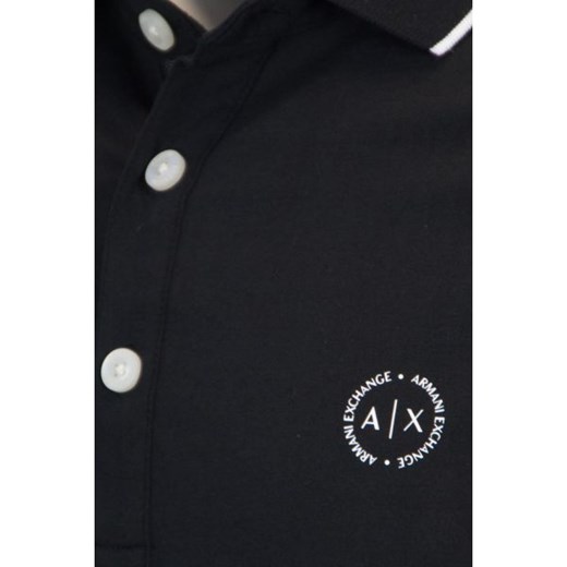 Armani Exchange Koszulka Polo Mężczyzna - WH7-T-SHIRT_POLO_9 - Czarny Armani Exchange XXL Italian Collection