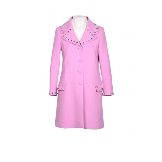 Moschino Couture Płaszcz Kobieta - WH7-CAPPOTTO_145 - Różowy Moschino Couture 38 Italian Collection