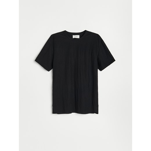 Reserved - Gładka koszulka BASIC - Czarny Reserved M Reserved