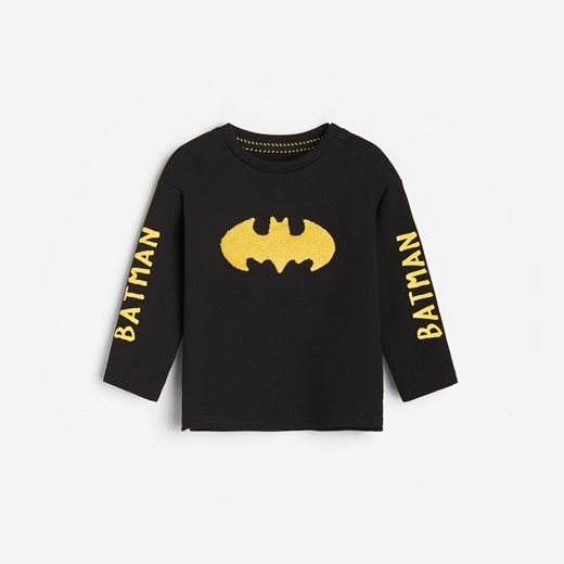 Reserved - Koszulka z aplikacją Batman - Czarny Reserved 92 Reserved okazja