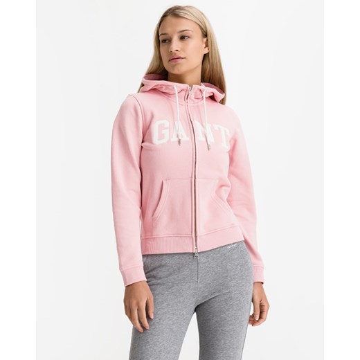 Gant Arch Logo Bluza Różowy Gant S okazja BIBLOO