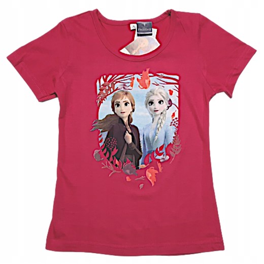 Koszulka bluzka T-shirt Frozen - Kraina Lodu r.122 Oficjalny sklep Allegro