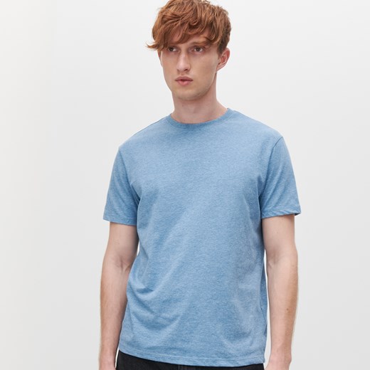 Reserved - T-shirt z bawełny organicznej - Niebieski Reserved XXL Reserved