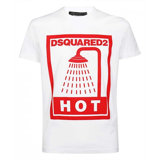 T-shirt męski Dsquared2 młodzieżowy 