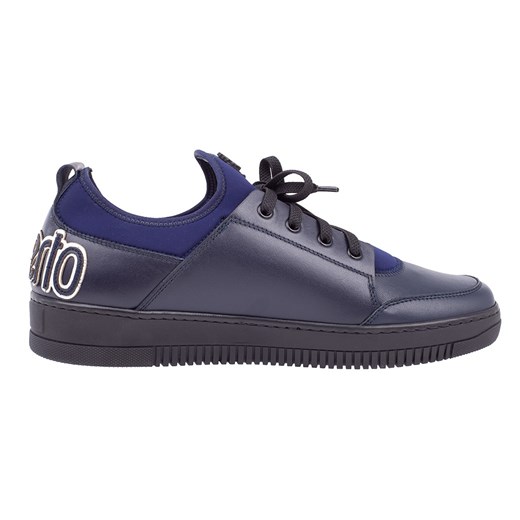 ROBERTO CAVALLI włoskie sneakersy buty BLUE NOWOŚĆ Roberto Cavalli 42 EITALIA okazyjna cena