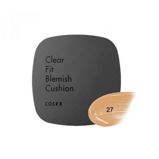 COSRX CLEAR FIT BLEMISH CUSHION NR 27  Deep Beige - Podkład w poduszeczce typu Cushion, odcień 27 Deep Beige larose