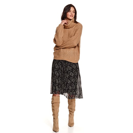 Sweter z golfem we wzory Top Secret M Top Secret