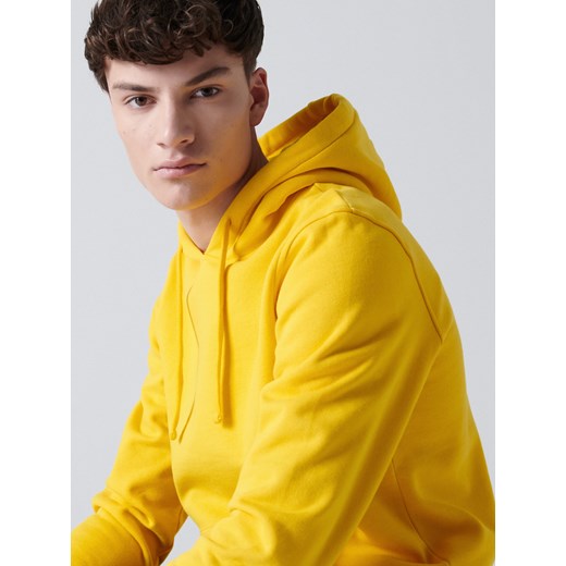 Cropp - Bluza z kapturem - Żółty Cropp M promocyjna cena Cropp