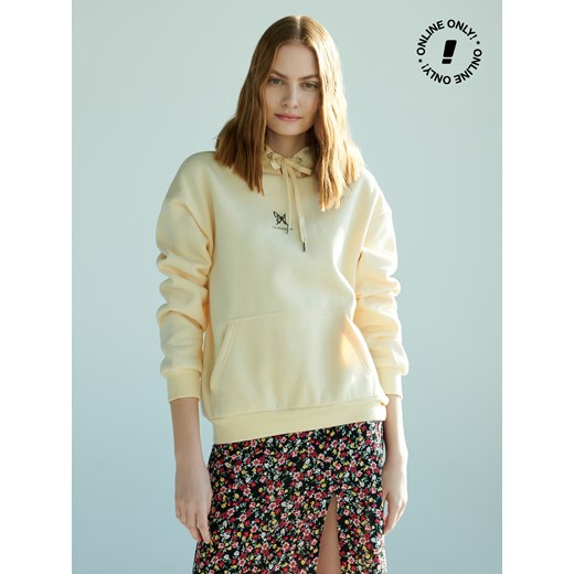 Cropp - Ladies` jogging top - Kremowy Cropp S Cropp