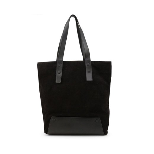 Shopper bag elegancka na ramię bez dodatków matowa 