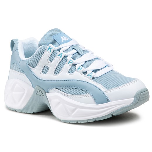 Buty sportowe damskie Kappa sneakersy na wiosnę niebieskie sznurowane