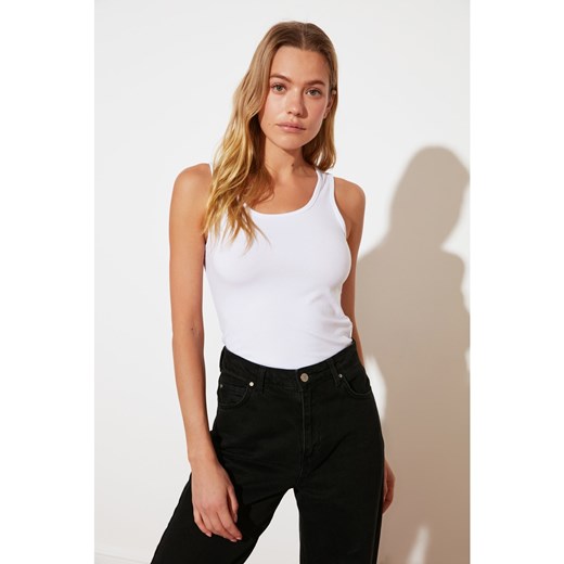 Trendyol Black-White Pool Collar Knitted Undershirt Trendyol L Factcool