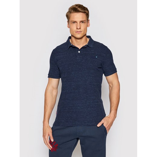 Superdry Polo Classic Pique M1110004A Granatowy Regular Fit Superdry M MODIVO
