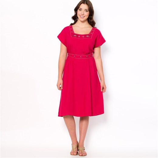 Sukienka wyszywana TAILLISSIME la-redoute-pl czerwony Biustonosze