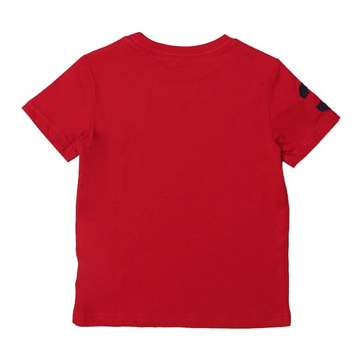 T-shirt chłopięce czerwony Polo Ralph Lauren z krótkim rękawem 