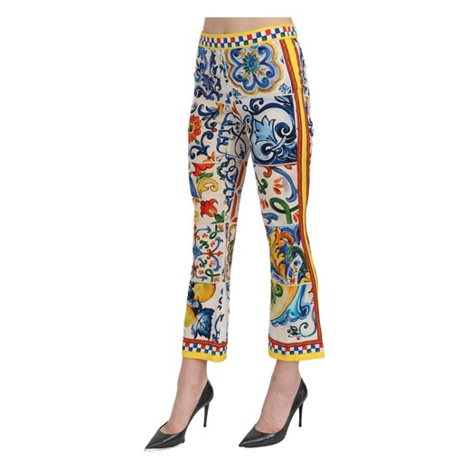 Spodnie damskie Dolce & Gabbana wielokolorowe 