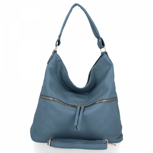 Shopper bag Bee Bag niebieska na ramię 
